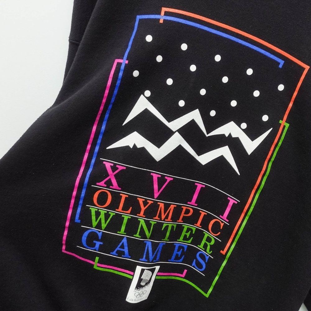 Rare True Vintage 1994 Olympic Winter Games Lillehammer XVII Sweatshirt - Picture 3 of 6